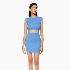 Aritzia Wilfred Cut out knit dress
